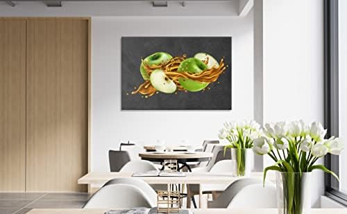 Модерна стенни картини в рамка от акрил, стъкло EGD, серия Green Apple - Fruits - интериорен Дизайн - Акрилна стенни живопис