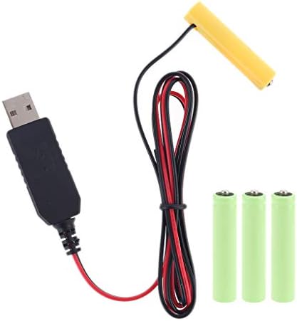 ANG-puneng Battery Eliminator, LR03 AAA Battery Eliminator USB захранващ Кабел за подмяна от 1 до 4шт батерии от 1,5 ААА за електрически играчки, Фенерче, часа, светодиоди и много Други неща