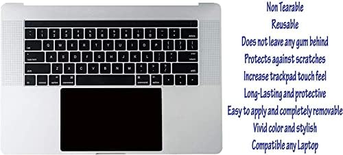 (2 бр.) Защитна подплата за тракпад Ecomaholics Premium за лаптоп Acer Predator Triton 500 SE (PT516-51s) 16 инча, Черна