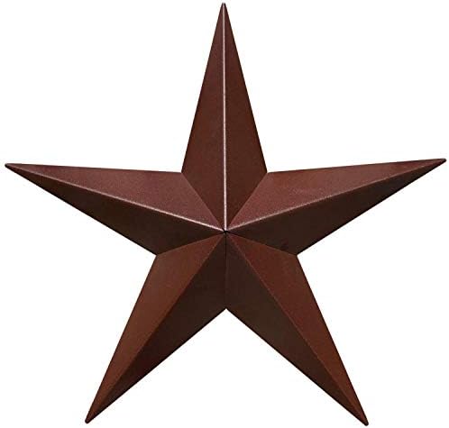 EcoRise Barn Star - Метални Звезди за улицата Texas Stars Art Селски Ретро декорация за дома в Западен стил (34 )
