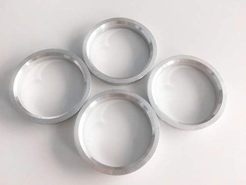 NB-AERO (Комплект от 4) Алуминиеви центрирующие пръстени на главината с диаметър от 72,62 мм до 66,6 мм с вътрешен диаметър |
