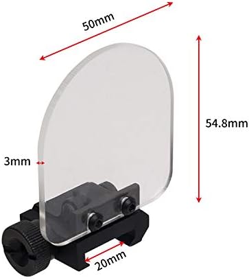 ToopMount Защита при вида 3 мм и е Удароустойчив, Защитен екран С Заобляне Сгъваем капак на Обектива Защитава Очите, монтирани