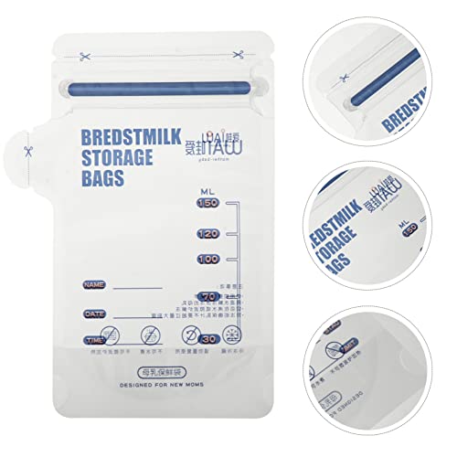 NUOBESTY Seal Чанта За съхранение 150 мл Торбички За съхранение на кърма Предварително Стерилизирани Опаковки