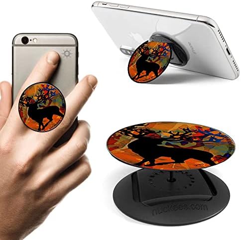 Оранжева дръжка за телефон под формата на елен-алигатор, поставка за мобилен телефон подходяща за iPhone, Samsung Galaxy