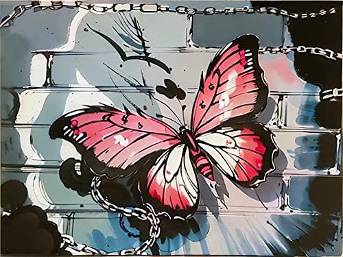 ZHENC 5D направи си САМ Пълна Квадратна Диамантена Живопис Декорация Пеперуди в Ръчната Бродерия Цялостна