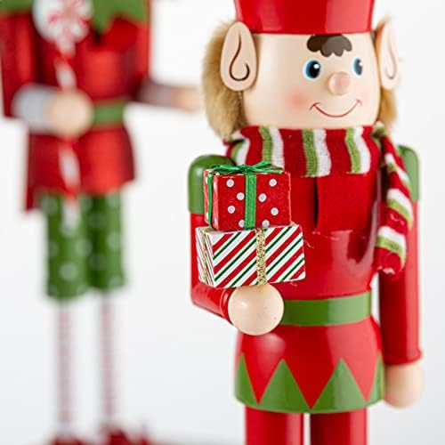 Дървена Лешникотрошачката, 14,9 см Играчка Лешникотрошачката, Декорация във формата на Леденца Лешникотрошачката Коледна Украса за интериор Подарък