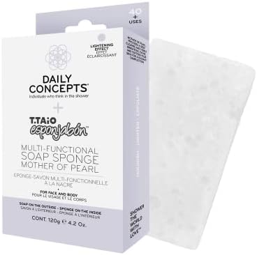 Daily Concepts + Мултифункционална гъба за сапун Esponjabon (въглен)
