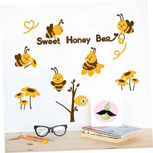 BESPORTBLE 1бр Beenies Сладки Мультяшные Пчелите Стикери За Стена Малка Пчела Стикер На стената Стикер На