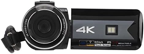 Камера за 4K, 56-Мегапикселова Камера с 16-кратно цифрово увеличение WiFi, 3,0-инчов Сензорен екран, Камера за видеоблогинга