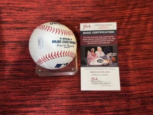 Итън Салас е подписал Официален Договор с Висша Лига Бейзбол на Сан Диего Падрес JSA - Бейзболни топки с Автографи