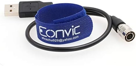 Eonvic Штекерный 4-Пинов USB-Кабел за захранване Hirose, USB за Звукови устройства Zoom F4 F8 633/644/688 Записващи