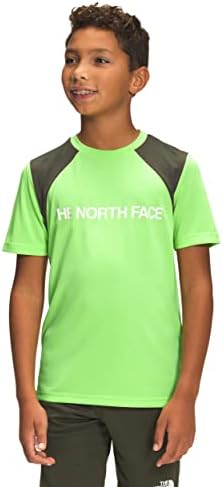 Тениска за момчета THE NORTH FACE Never Stop Tee, Защитен Зелен, X-Small