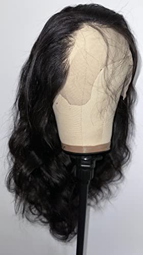 Перука от естествена коса Belle Glow 13x4, бразилският обемна вълна, плътност 150%, предварително выщипанный дантела пред