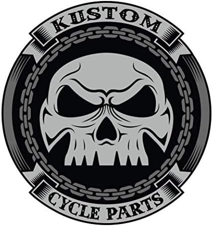 Резервни части Kustom Cycle, черно-бял скоростния с флага на сащ, е съвместим с мотоциклети Harley Davidson Touring
