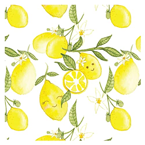 BapronBaby Fresh Lemon Bapron - Мек Водоустойчив лигавник, устойчиви на петна - Машинно пране - 6 м - 5 години - (За деца от предучилищна възраст 3-5 години)