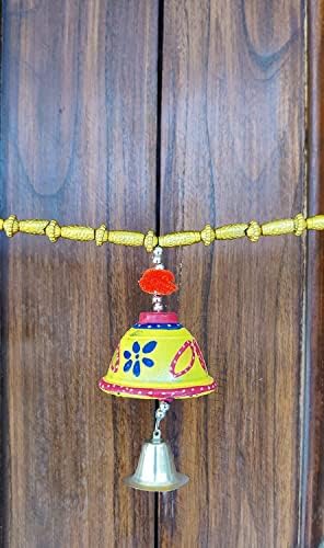 BBRATS Врата/Стена 7 Камбани Бандарвал/Торан 1 бр. за Боядисана 41 инча Микрофибър || ръчно изработени Изделия