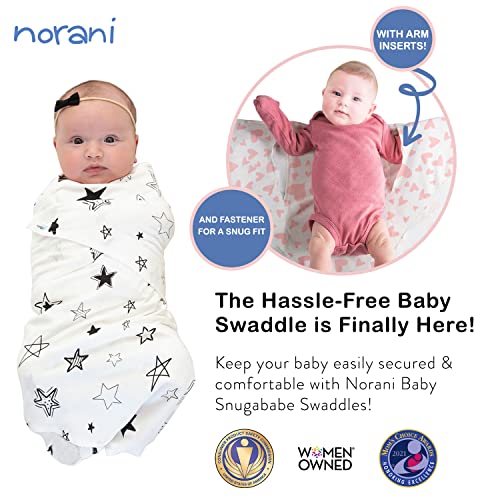 Пелените Norani Baby Snugababe | От Органичен памук | върху патентовано Пеленальное Одеяло за Новородени с Вложки за