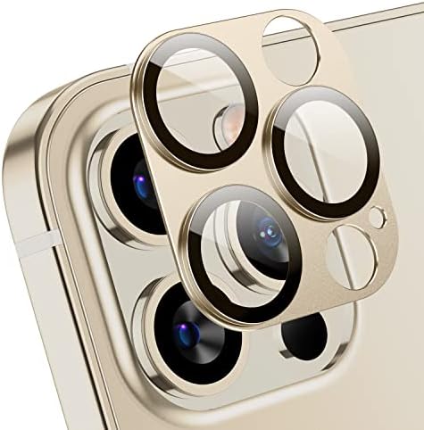 2 Опаковки със Защитно фолио за обектива на камерата за iPhone 12 Pro Метално Защитно фолио за обектива на