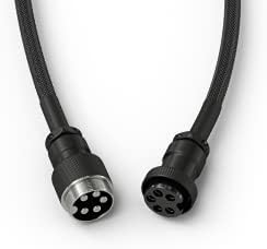 Красива спирала кабели – USB Кабели-C Artisan за механични клавиатури (черен) (Обновена)