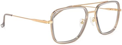 Zeelool Readers Авиаторски Сини Светозащитные Очила за Четене за Мъже и Жени с Антирефлексно покритие Nayeli ZTX898397