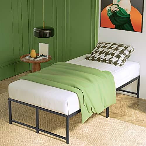 KAMPKEEPER Обнови рамка на легло за спане Twin - 14-Инчови рамки легла в платформата с опора от сверхпрочных метални стоманени