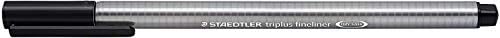 Порест Точков химикалка Staedtler Triplus Fineliner 0,3 мм, Метална капачка, Комплект от 6 броя, различни цветове