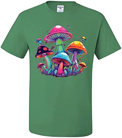 дива дрехи по поръчка Цветни Кошмарен LSD Магически Гъби Поп-Култура Мъжки Тениски