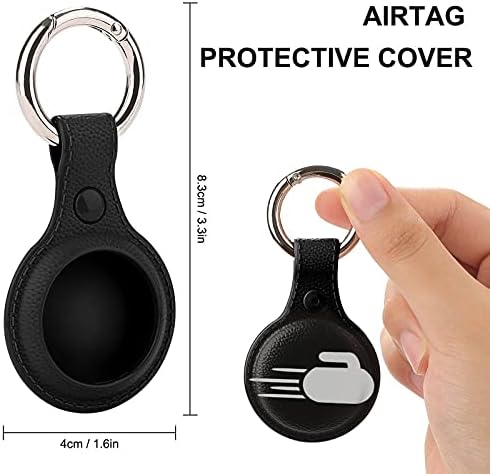 Кърлинг Обновеният Спортен Кожен Калъф за AirTag Key Finder Phone Finder Защитен Калъф за защита от Надраскване Брелоком,