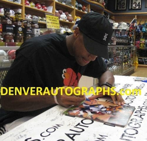 Кортленд Сътън С автограф /с Автограф Denver Broncos 8x10 Снимка JSA 22336 - Снимки NFL с автограф