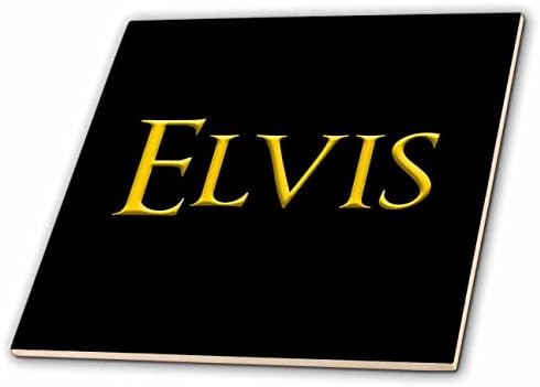 3. Име Елвис легендарно име за момче в Америка. Жълто черните плитках - талисманах (ct_351373_1)