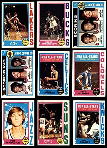 1974-75 Баскетболен комплект Topps (Basketball Set) VG/EX+