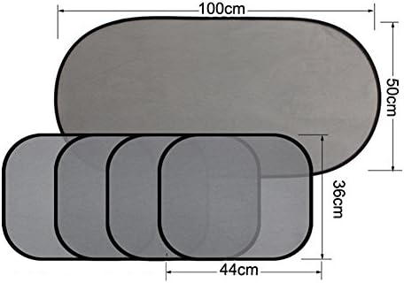 5 x сенника на Задното Странично Стъкло на Колата на сенника на Окото Капачка Козирка Защитен Екран Комплект