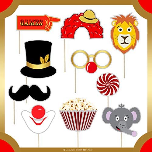 Комплект аксесоари за декорация на партита в Карнавальном цирка | Банер Добре дошли в Карнавал | Подпори