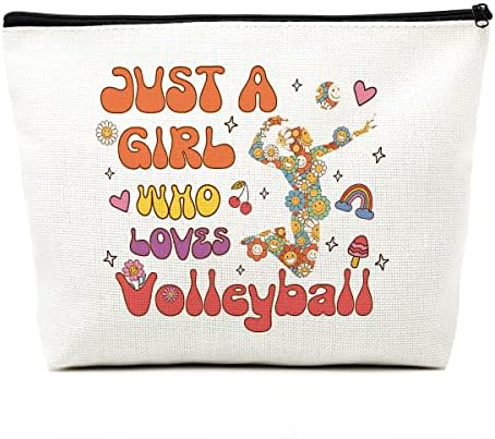 Забавни Волейболни Подаръци за момичета, Любителите на Волейбол, Косметичка, Подаръци в стил хипи и Пътна Чанта за Тоалетни