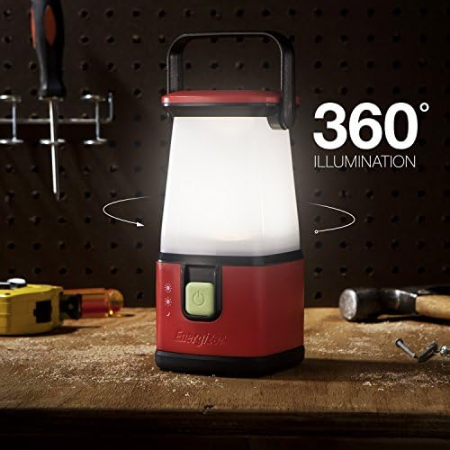 Led лампа за къмпинг Energizer, време на работа 650 часа, 500 лумена, IPX4 водоустойчив, led лампа на батерии - използва