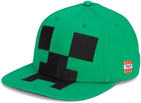 Бейзболна шапка на MINECRAFT възстановяване на предишното положение с Участието на Лозя, Зелени, Един размер