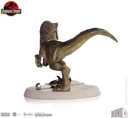 Са подбрани фигурка на динозавър от изгубения свят Velociraptor Mini Co от Iron Studios