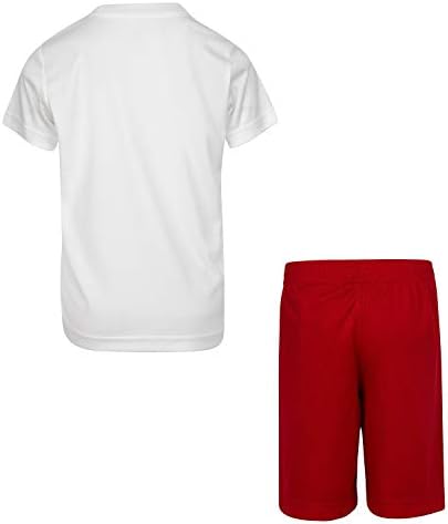 Комплект от 2 теми, тениска и шорти Jumpman за малки момчета Йордания Dri-FIT