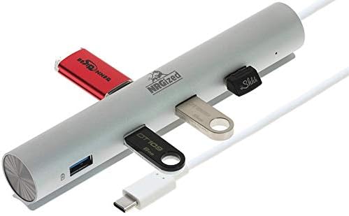 2 Комплекта адаптери USB C до USB 3.0 – 4 порта + 7 портове USB C-hub (адаптери Type C към USB) – Съвместим с MacBook