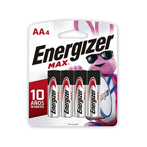 Максимален брой батерии тип АА Energizer, 4 бр.