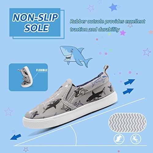 STQ KIDS/ Парусиновая обувки без шнур За по-Малките Момчета и Момичета