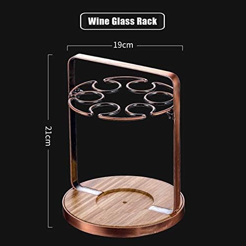 Вино Стелажи OMOONS Стъклени Стелажи За Бутилки Вино Под Шкаф Стойка За вино, Чаши за вино | Окачен Държач за Чаши