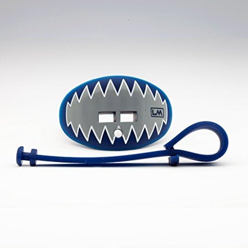 Футболни устата охрана LOUDMOUTHGUARDS - Накрайника за защита на устните-Залъгалка за младежи и възрастни - Индивидуален дизайн на зъбите на акулите в Няколко цвята - Защит