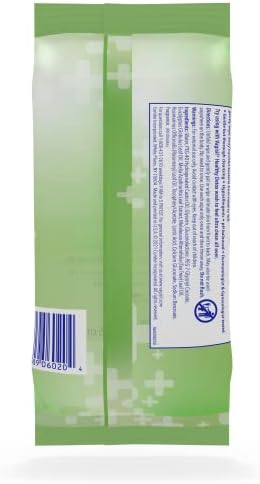 Detox-салфетки Vagisil Healthy за почистване на цялото тяло с етерични масла, 20 кърпички в отново отваря и затваря