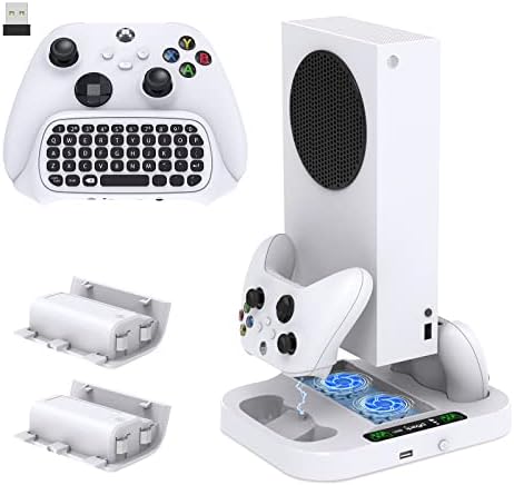 Клавиатурата на контролера за Xbox X Series/Серия S/One S/ / Геймпад за контролер и Подобрена Вертикална Охлаждаща поставка с устройството за охлаждащ вентилатор и зарядно ?