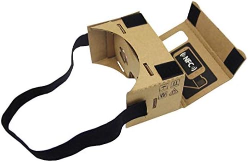 Google Cardboard, Виртуален Реален Магазин 3D-Слушалки виртуална реалност, Кутия за Очила за Виртуална реалност с Прозрачен 3D