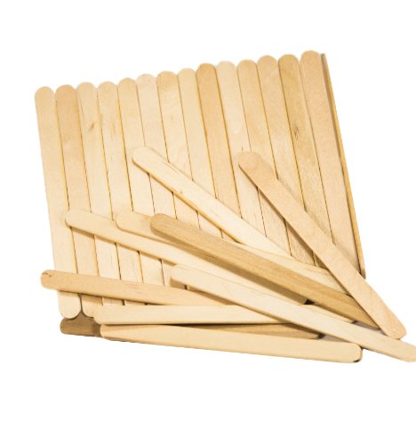 Дървени пръчици за бродерия Perfect Stix /Пръчки за сладолед с дължина 4,5 инча (опаковка от 100 броя)