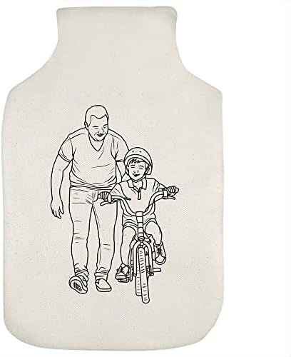 Капак за притопляне Azeeda Бащата учи сина си да карам колело (HW00024999)