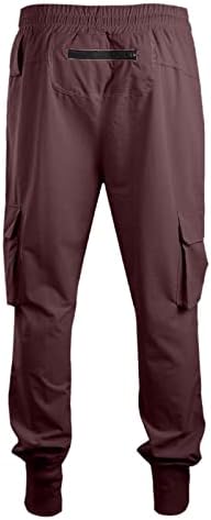 MIASHUI Панталони за Мъже, Мъжки Спортни Панталони За Почивка Фитнес Свободни Спортни Панталони За Джогинг Панталони За защита на Краката Панталони Лавандулови Панта