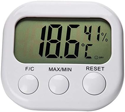 SENRISE Мини LCD Цифров Вътрешен Домашен Стаен Термометър, Влагомер Часовници Влага Температура